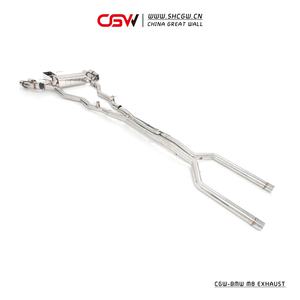 Hırıltı ses paslanmaz çelik 304 veya titanyum performanslı egzoz susturucu BMW F91 F92 F93 M8 4.4T Catback vanalar ile - Product Image 5