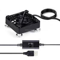 SCF4010 knalpot USB Mini kipas angin Infinity 40mm DC5V tenang untuk AC elektronik lemari VR kotak gir TV Raspberry Pi-OEM sekrup bola