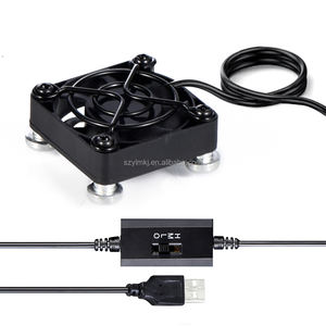 Mini ventilador de escape USB SCF4010 Infinity 40mm DC5V silencioso para gabinetes electrónicos de CA VR Gear TV Boxes Raspberry <span class=keywords><strong>Pi</strong></span>-OEM tornillo de bola - Product Image 1