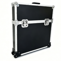 Prix d'usine, taille personnalisée, logo professionnel, étui de transport pour téléviseur LED en aluminium de 55 pouces