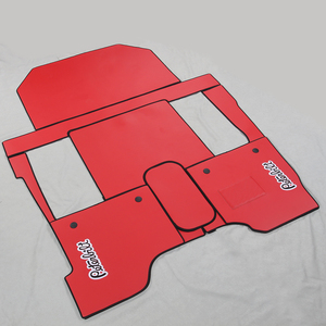 พรมปูพื้นภายในรถบรรทุกหนัง Nappa หรูหราออกแบบโลโก้ได้ตามต้องการเหมาะสำหรับ peterbilt 579 2008-2025 - Product Image 2