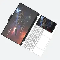 Ordinateur portable à double écran, écran tactile Win 11, 15,6 pouces, 2 To SSD, ordinateur portable pour étudiants 11e génération, pour les affaires 2023