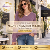 Pulls pour femmes, col en V, tricot décontracté, manches longues, hauts légers, vêtements pull-over, tenues de mode automne 2026