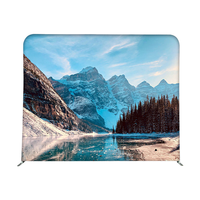 American Stock Promotion Tension Fabric 3*4m Display Backdrop Wall Stands