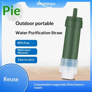 <span class=keywords><strong>Kit</strong></span> de survie d'urgence pour le camping, outil portable de purification de l'eau par paille - Product Image 3