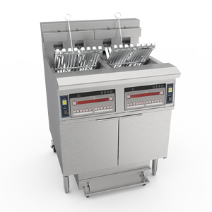 OFE-226 2*21.5L เครื่องทอดไก่ไฟฟ้าเชิงพาณิชย์สองถังผลิตในโรงงานกวางซิงของจีน - Product Image 5