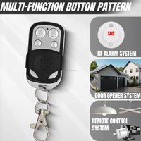 Télécommande universelle RF 433 MHz pour ouvre-porte, clé de remplacement sans fil, transmetteur