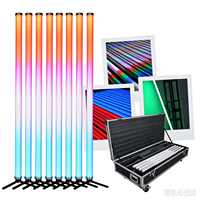 Tube LED sans fil Pixel 360 à piles, lumière DJ pleine couleur, DMX sans fil IR pour scène et événements