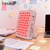 ILUXRED Nouveauté X300-1 Panneau de luminothérapie rouge 300W Luz Roja 60 LED Panneau de lumière rouge Panneau infrarouge Portable pour usage domestique