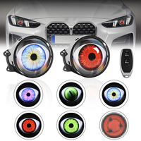 Lentille de phare à LED œil du diable pour voiture Lentille de phare à LED yeux de démon pour voiture