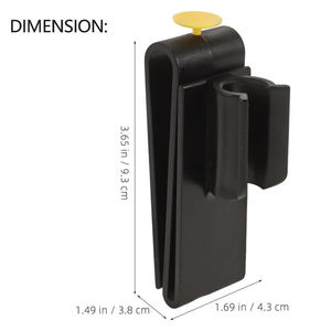 Clip de sac de golf de haute qualité pour support de putter externe, pince de fixation en plastique pour putter de golf - Product Image 2