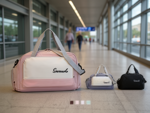 Women's Travel Bag Oxford Material 20-35L Zipper Closure Top Handle Solid Color For Travel - Product Image 2