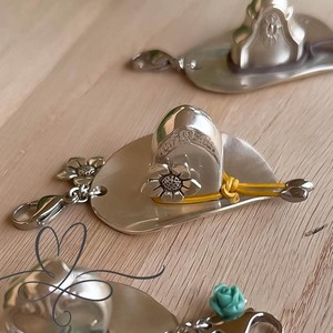Handmade Cowboy Hat Pendant Zinc Alloy Themed Charm Unisex Gift Fashion Accessory - Product Image 4