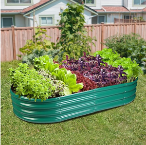 Lit de jardin <span class=keywords><strong>surélevé</strong></span> en métal en acier galvanisé personnalisé <span class=keywords><strong>jumbo</strong></span> grande taille jardinière surélevée - Product Image 2