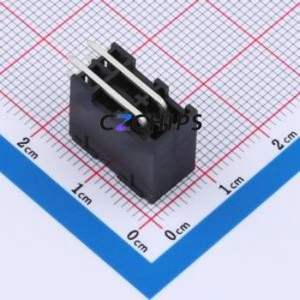 DB2ERHB-3.5-2*2P-BK Plug-in Terminal Block Bent Lead Through Hole,P=3.5mm Board-to-Board / Socket - Closed 2x2P 3.5mm Black - Product Image 2