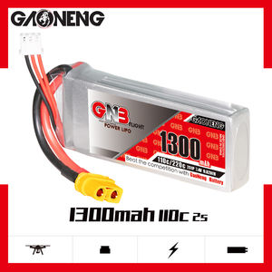 แบตเตอรี่ลิเธียมโพลิเมอร์ GAONENG GNB 1300mah 2S 7.4V 110C 220C XT60 สำหรับโดรน FPV แบบ Private Mold จากกวางตุ้ง ประเทศจีน สำหรับเครื่องบินบังคับวิทยุ RC Air UAV Air Wing - Product Image 2