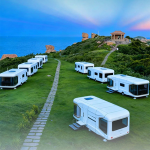 Casa Prefabricada de Lujo Tipo Cápsula Espacial, Villa Modular Glamping con <span class=keywords><strong>Gran</strong></span> Balcón de Vidrio, Iluminación LED y Acabados Interiores Completos para Resort, Casa de Huéspedes u <span class=keywords><strong>Hotel</strong></span> - Product Image 4