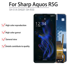 Chất Lượng Cao Phụ Tùng Thay Thế Cho Sắc Nét Aquos R5g SH-51A Shg01 SH-R50 Điện Thoại Di Động Bao Gồm <span class=keywords><strong>LCD</strong></span> Hiển Thị Cảm Ứng Glass <span class=keywords><strong>Digitizer</strong></span> - Product Image 2