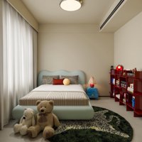 Design d'intérieur de villa de luxe Japandi avec bois naturel, design résidentiel moderne et organique pour propriétaires haut de gamme