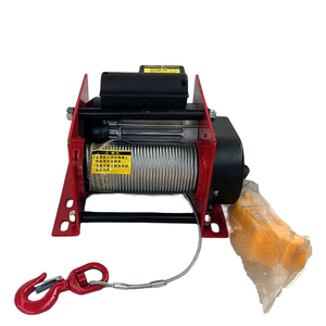 ZHUGAO PA1000 12V電動ウインチモーター 100kg積載量 12M/分揚程速度 スチールワイヤーロープスリング 建材店向け - Product Image 5