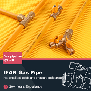 IFAN Bán buôn giá pex AL pex ống khí đốt tự nhiên hệ thống đường ống 16-32 Mét Vàng nhựa pex Ống - Product Image 4