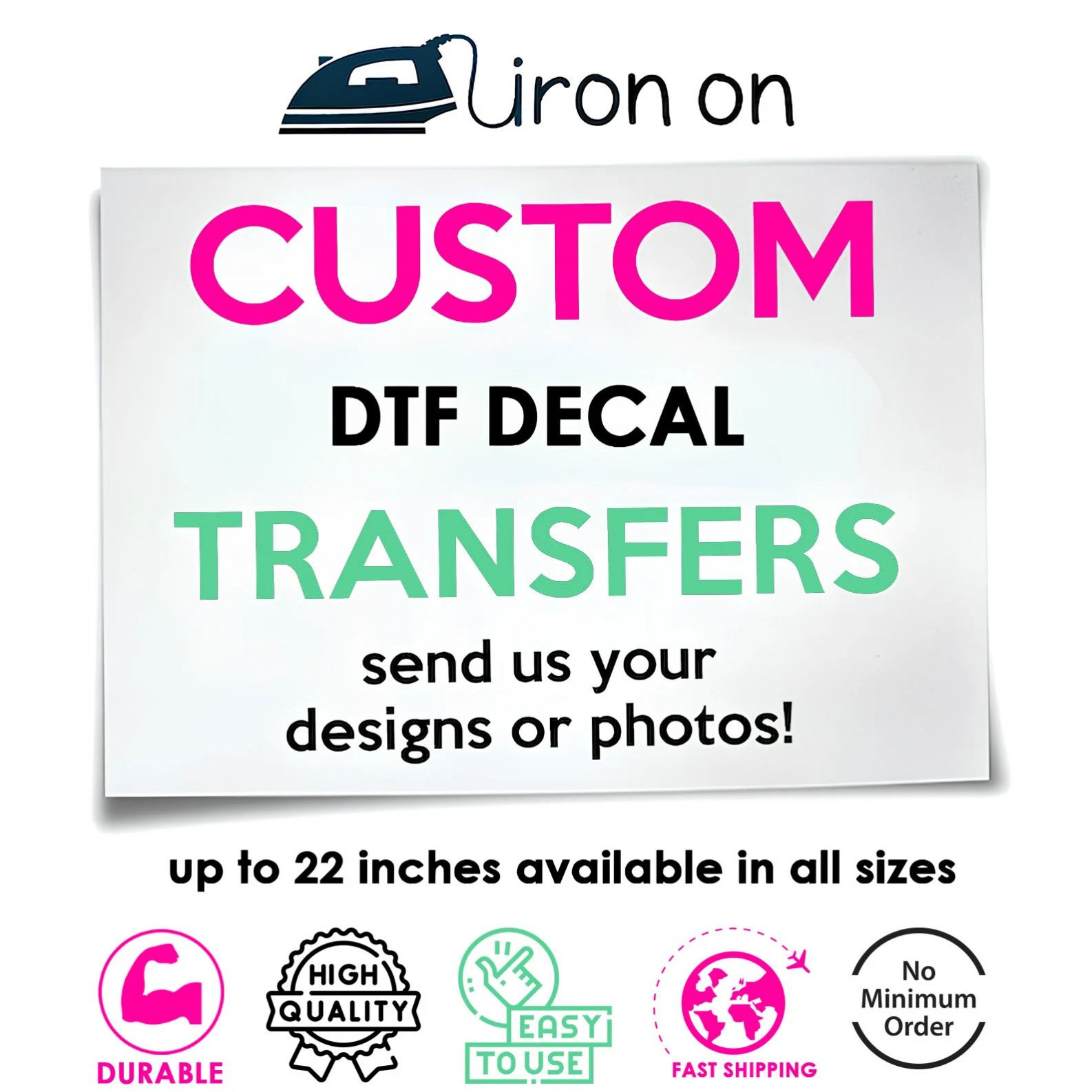 Custom Gang Sheet Transfers Personalized Full Color Bulk Dtf Print for T-Shirt Heat Transfer