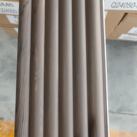 Panneaux muraux 3D contemporains en PS cannelé - Revêtement en polystyrène imperméable et non toxique avec textures variées pour salle de bain et salon