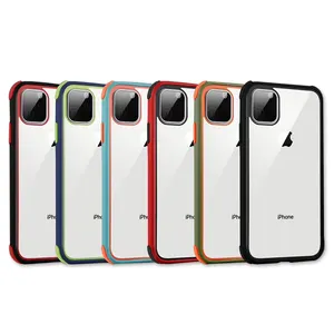 Iphone 11 複数カラー耐指紋スクラッチプルーフ携帯電話ケース 4 コーナー落下防止ケース iphone 11pro