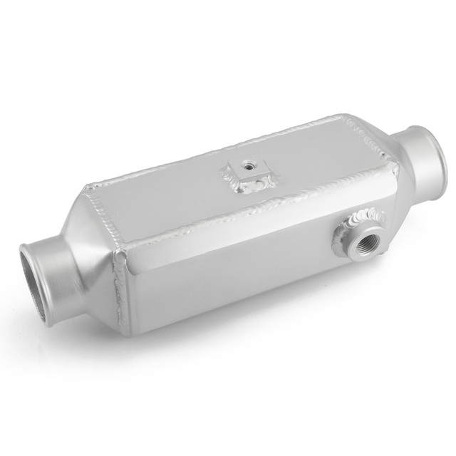 ADDCO High Performance Aluminum 13.75"x4.75"X4" Bar & Plate Front Mount Water-To-Air Turbo Intercooler AD-SL5047