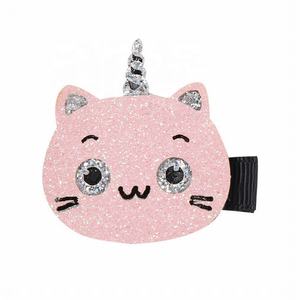 Barrettes et épingles à cheveux pour bébé fille, motif dessin animé, nœud vert brillant, scintillant, mignon et adorable, pour fête - Product Image 5