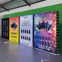 Panneaux d'exposition portables et légers à LED rétroéclairés SEG, panneaux publicitaires pliables à cadre en aluminium, boîte à lumière ultra-mince résistante à l'eau