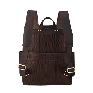 Sac à dos Vintage en cuir de vache 2020 pouces, sac d'école, de voyage pour ordinateur portable, fleuri, Crazy Horse, 15.6 - Product Image 3