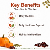 Kapsul Softgel Minyak Biji Labu dengan Antioksidan Saw Palmetto & Pendukung Kesehatan Rambut Bersertifikat HALAL Grosir Massal