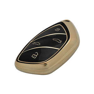 พลาสติก TPU พลาสติกซิลิโคนนิ่มขอบโครเมียมสีทองสำหรับ Roewe <span class=keywords><strong>MG</strong></span> One Astor zev 7 Rx5 5ตัวครอบกุญแจอัจฉริยะรถยนต์ปลอกเคส - Product Image 3