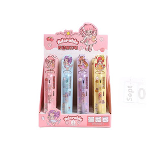 Cute Cartoon Push Button Carving Knife Pen 14cm Plastic Mini Craft Tool For Students <b>Paper</b> Cutting Stationery - Product Image 3