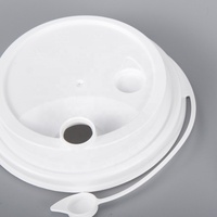 Vente en gros Couvercle en plastique jetable étanche pour thé au lait café glacé Couvercles de gobelets en plastique jetables