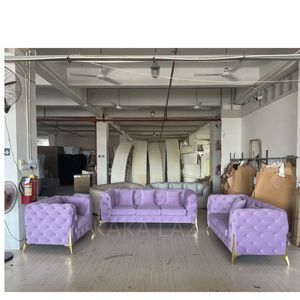 Sofá de espera Premium moderno de alta calidad en salón de belleza - Product Image 3