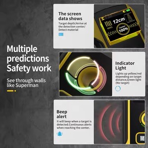 เครื่องตรวจจับผนัง FNIRSI WD-02 รุ่นใหม่ ดีไซน์รูเจาะตำแหน่ง หน้าจอ TFT แสดงผล ตรวจจับสายไฟ AC สายไฟฟ้า โลหะ ไม้ และโครงสร้างผนัง - Product Image 6