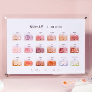 Zrkgel Suppliers15ml ทาเล็บ18สี TPU Hema เจลทาเล็บไร้กลิ่นติดทนนานชุดเจลเจลลี่ - Product Image 1