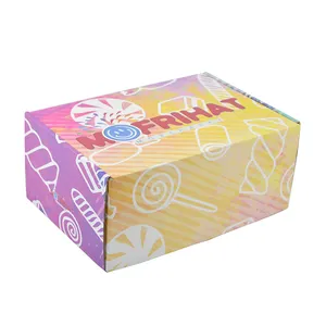 रंगीन सोया स्याही अंडरवियर कपड़े नालीदार कागज बॉक्स कस्टम लोगो मेलर उपहार बॉक्स