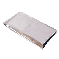 Bolsas de Fondo Plano de Aluminio Plateado Transparente, Resellables y a Prueba de Olores para Té, Café, Nueces, Alimentos para Bebés y Mascotas