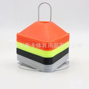Conos Triangulares de Fútbol, Conos de Entrenamiento Deportivo, Conos de Plástico para Marcar Tráfico para Entrenamiento de Fútbol y Baloncesto - Product Image 5