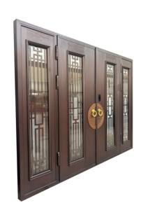 Puerta <span class=keywords><strong>de</strong></span> Entrada <span class=keywords><strong>Principal</strong></span> <span class=keywords><strong>de</strong></span> Seguridad - <span class=keywords><strong>Puertas</strong></span> Prácticas <span class=keywords><strong>de</strong></span> <span class=keywords><strong>Aluminio</strong></span> Fundido para Casas y Villas - Product Image 4