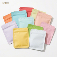 Diecut Mylar tas ZipLock plastik tiga sisi segel panas kemasan segel untuk coklat bar earphone dilaminasi cetakan Bolsas