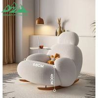 Fauteuil à bascule moderne de luxe Wayon, canapé confortable pour salon et chambre à coucher