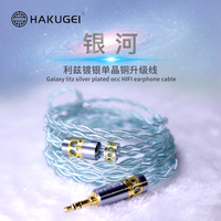 Litz câble de casque hifi en cuivre plaqué argent OCC