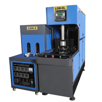 Machine de soufflage semi-automatique pour bouteilles PET 1L/2L/3L/4L/5L/6L, moteur PLC, certifiée CE, pour bouteilles d'eau pure, garantie 1 an