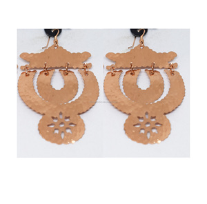 New Europe Pure Copper <b>Handmade</b> <b>Earrings</b> Fashion trending <b>earrings</b> 2026 Latest for Wholesale Copper <b>Earrings</b> for Girls and Women - Product Image 4