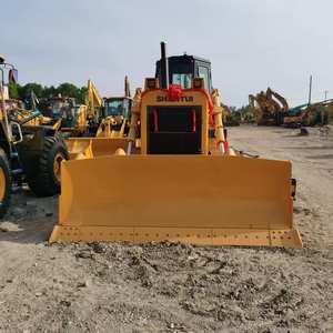 Vendita calda Bulldozer cinese di alta qualità usato Bulldozer Bull Dozer SHANTUI SD16 Crawler Bulldozer usato Crawler Dozer SD16 con Ripper - Product Image 3