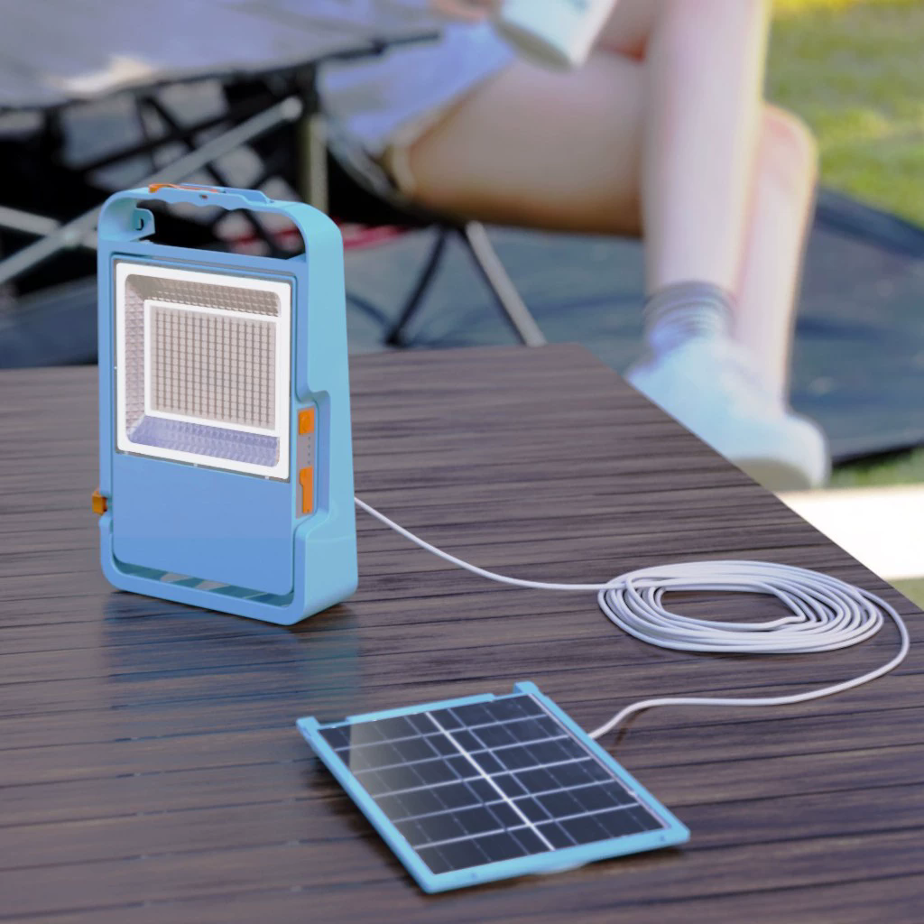 Outdoor Camping Portable led Solar Working Light Solar Emergency Light Flood Light